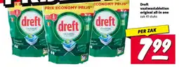 Nettorama Dreft vaatwastabletten original all-in one aanbieding