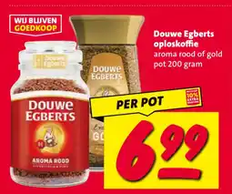 Nettorama douwe egberts oploskoffie aanbieding