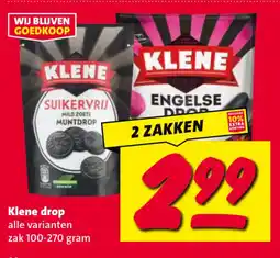 Nettorama Klene drop aanbieding