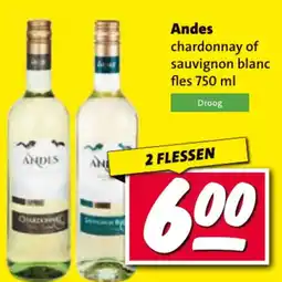 Nettorama Andes chardonnay of sauvignon blanc aanbieding
