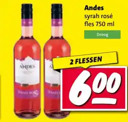 Nettorama Andes syrah rosé aanbieding
