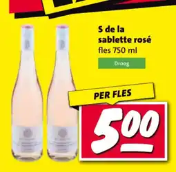 Nettorama S de la sablette rosé aanbieding