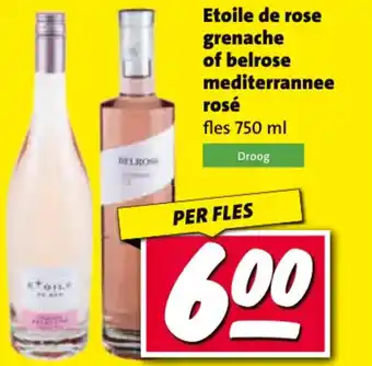 Nettorama Etoile de rose grenache of belrose mediterrannee rosé aanbieding