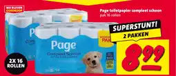 Nettorama Page toiletpapier compleet schoon aanbieding