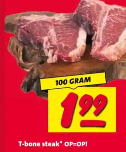 Nettorama T-bone steak aanbieding