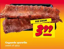 Nettorama Gegaarde spareribs aanbieding