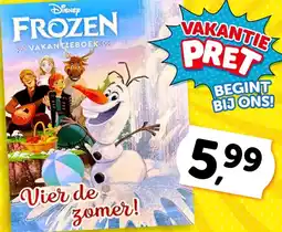 Boekenvoordeel Frozen Vakantieboek - Vier de zomer! aanbieding