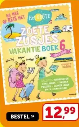 Boekenvoordeel Zoete Zusjes vakantieboek 6 aanbieding