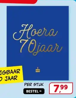 Boekenvoordeel Hoera, 70 jaar aanbieding