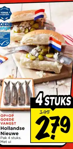 Vomar Voordeelmarkt GOEDE VANGST Hollandse Nieuwe aanbieding