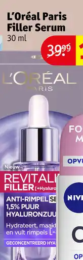 Kruidvat L'Oréal Paris Filler Serum aanbieding