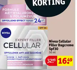 Kruidvat Nivea Cellular Filler Dagcreme Spf30 aanbieding