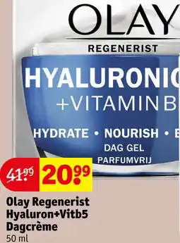 Kruidvat Olay Regenerist Hyaluron+Vitb5 Dagcrème aanbieding
