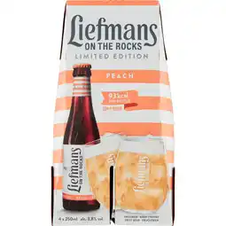 Jumbo Liefmans - Peach Fruitesse - Limited Edition - Fles - 4 x 250ML aanbieding