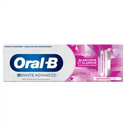 Jumbo Oral-B 3D White Luxe Tandpasta Advanced Glamourous White 75 ML aanbieding