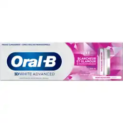Jumbo Oral-B 3D White Luxe Tandpasta Advanced Glamourous White 75 ML aanbieding