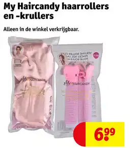 Kruidvat My haircandy haarrollers en krullers aanbieding