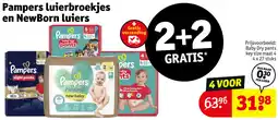 Kruidvat Pampers luierbroekjes en newborn luiers aanbieding