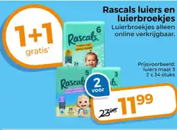 Trekpleister Rascals luiers en luierbroekjes aanbieding