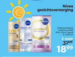 Trekpleister Nivea gezichtsverzorging aanbieding