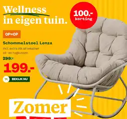 Welkoop Schommelstoel Lenza aanbieding