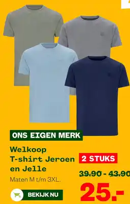 Welkoop Welkoop T-shirt Jeroen en Jelle aanbieding
