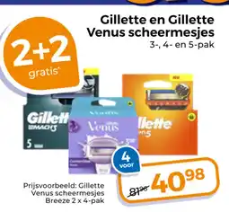 Trekpleister Gillette en Gillette Venus scheermesjes aanbieding