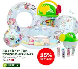 Welkoop Alle Fien en Teun waterpret artikelen aanbieding