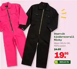 Welkoop Størvik kinderoverall Nicky aanbieding