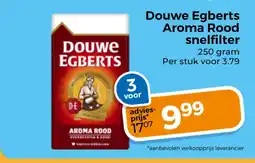 Trekpleister Douwe Egberts Aroma Rood snelfilter aanbieding