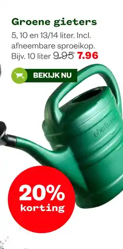 Welkoop Groene gieters aanbieding
