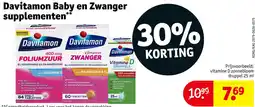 Kruidvat Davitamon baby en zwanger supplementen aanbieding