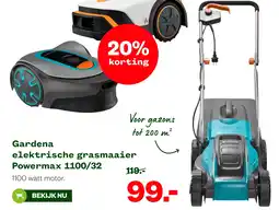 Welkoop Gardena elektrische grasmaaier Powermax 1100/32 aanbieding