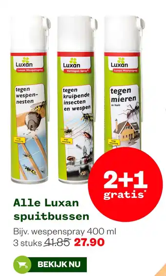 Welkoop Alle Luxan spuitbussen aanbieding