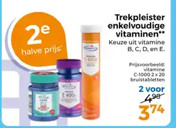 Trekpleister Trekpleister enkelvoudige vitaminen aanbieding