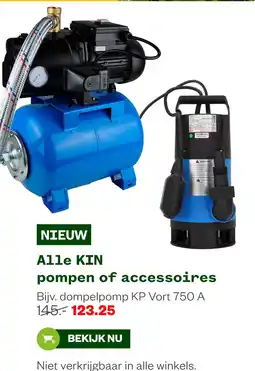 Welkoop Alle KIN pompen of accessoires aanbieding