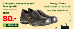 Welkoop Grisport werkschoenen Instap S1P aanbieding
