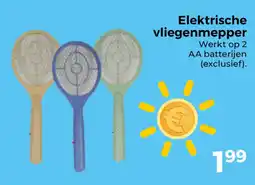 Trekpleister Elektrische vliegenmepper aanbieding