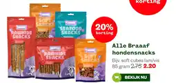 Welkoop Alle Braaaf hondensnacks aanbieding