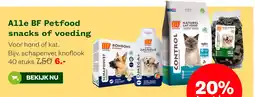 Welkoop Alle BF Petfood snacks of voeding aanbieding