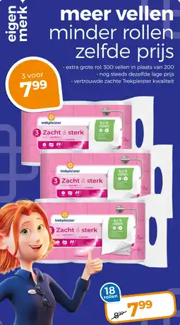 Trekpleister meer vellen minder rollen zelfde prijs aanbieding