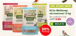 Welkoop Alle Welkoop strooivoer 2 kg aanbieding