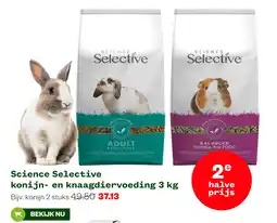 Welkoop Science Selective konijn- en knaagdiervoeding 3 kg aanbieding