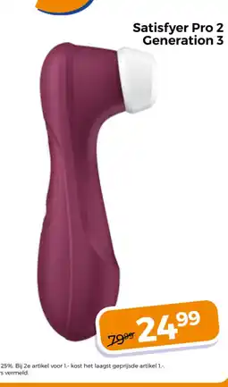 Trekpleister Satisfyer Pro 2 Generation 3 aanbieding