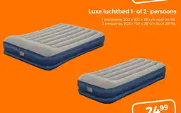 Trekpleister Luxe luchtbed 1- of 2- persoon aanbieding