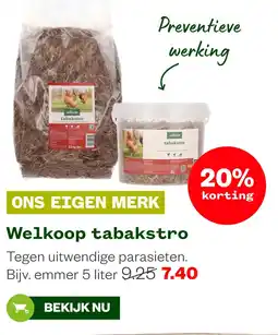 Welkoop Welkoop tabakstro aanbieding