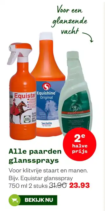 Welkoop Alle paarden glanssprays aanbieding
