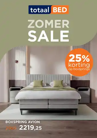 TotaalBED Boxspring Avion aanbieding