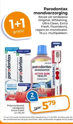 Trekpleister Parodontax mondverzorging aanbieding