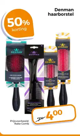 Trekpleister Denman haarborstel aanbieding